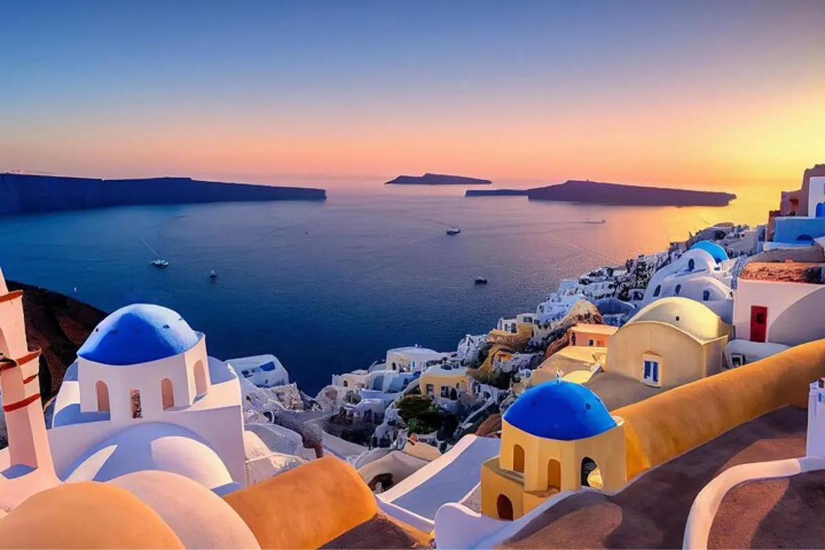 Tour en minibús con puesta de sol en Oia